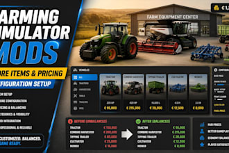 configure your farming simulator mods store items and pricing
