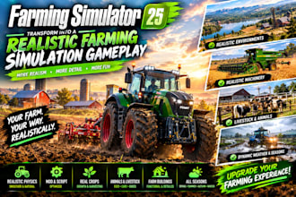 transform farming simulator 25 into realistic farming simulation gameplay