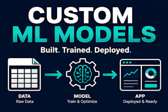 train custom ml models, fine tune llms, gpt and llama on your data