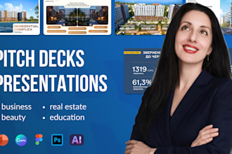 design a professional pitch deck presentation