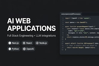 build custom ai web apps
