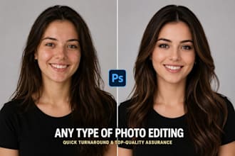 do any photo editing, face swap, body swap in photoshop