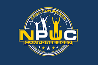 do original pleasant lovely camping logo in my style