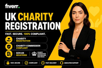 register your UK charity with the charity commission for full legal compliance