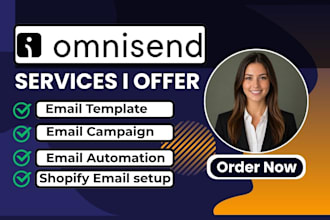 setup omnisend email campigns shopify email automation omnisend email template