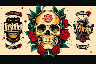 design a detailed artistic tattoo concept with element