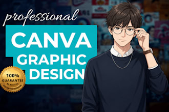 create professional canva posters and social media designs