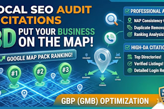l do top local citations and an in depth local SEO audit
