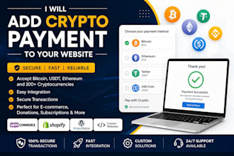integrate a crypto payment gateway into your website or online store