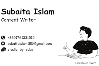 do creative content writing and summary writing for you