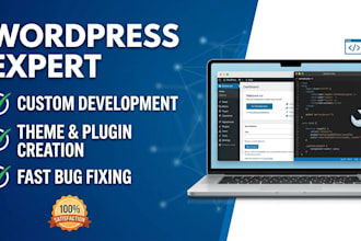 develop custom wordpress theme, plugin or fix website errors