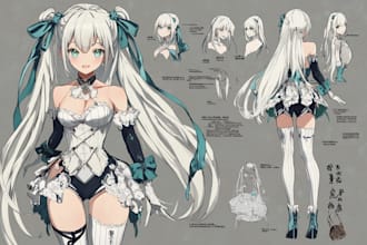 draw an expressive anime character portrait or avatar