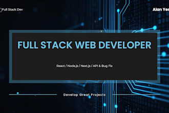 be your full stack developer for expert coding and bug fixing