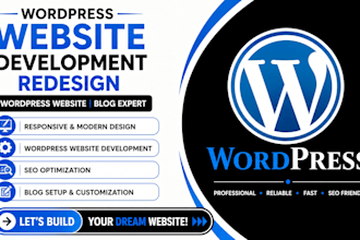 wordpress website development redesign wordpress website blog design SEO expert