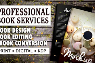 design and convert your book into a professional ebook