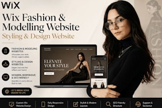 build wix fashion modelling website wix modern styling design creative website