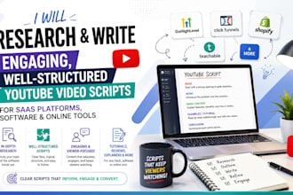 write engaging saas tutorial scripts for your youtube channel