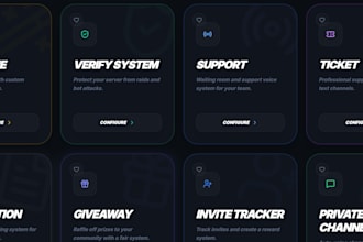 code a completely custom discord bot
