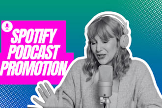 promote your podcast on spotify and apple podcasts to increase audience