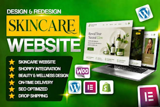 skincare website, skin care website, skincare store, shopify skincare beauty
