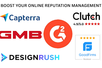 optimize your clutch g2 goodfirms designrush capterra profiles