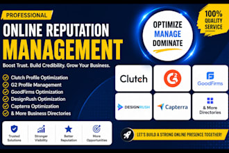 do verified clutch g2 goodfirms designrush capterra profiles ORM management