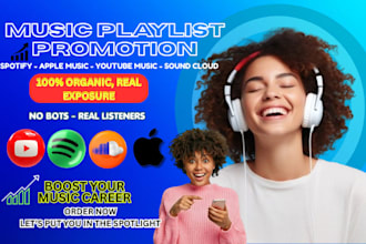 promote your song to targeted music blogs and spotify playlist curators