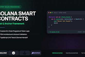 develop your solana smart contract using anchor or native