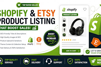 upload and optimize products to your shopify store