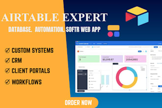 setup airtable database, automation ,softr webapp ,be airtable automation expert