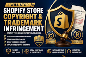 stop shopify store copyright and trademark infringement