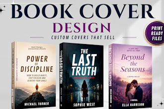 kdp book cover design, ebook cover design, paperback cover, ingramspark cover