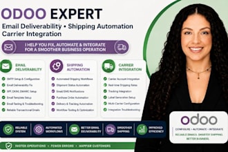 fix odoo email deliverability odoo email shipping automation carrier integration