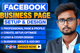 create and setup facebook business page