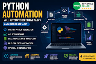 automate repetitive tasks with python and API integrations