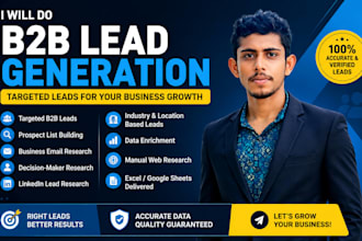 build a targeted b2b lead generation and email list