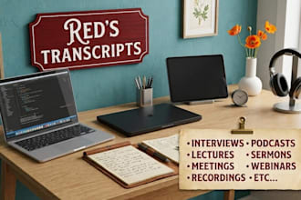 deliver high quality, fast and professional transcriptions