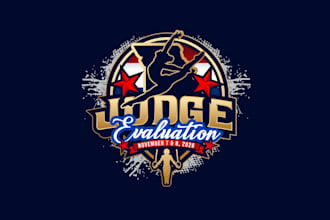 design amazing wonderful gymnastic logo with express delivery