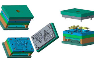do 3d cad, injection mold, plastic mold, mold tooling, mold components and dfm