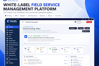 build a white label field service management platform