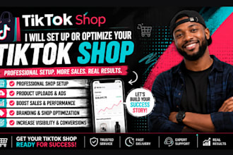 setup tik tok shop, fix tik tok dropshipping shop listings, tiktok ads, affilate