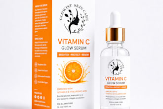 design luxury serum, face cream, perfume box and fragrance packaging