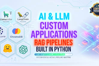 build custom ai apps, llms, and rag pipelines in python