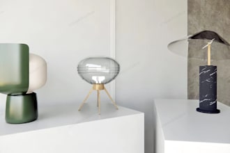 create custom 3d lamp design and realistic product rendering