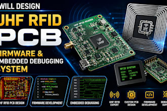 design uhf rfid pcb, firmware and embedded debugging system