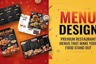 design modern restaurant food menu do digital cafe menu design food truck menu