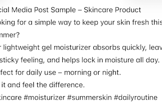 write simple product descriptions for your store