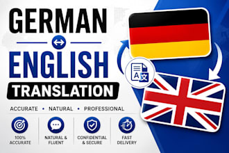 translate german to english and english to german
