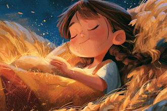 children story book illustration children story