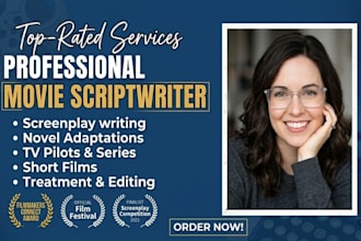 write movie script, screenplay, movie script writing, and short film script